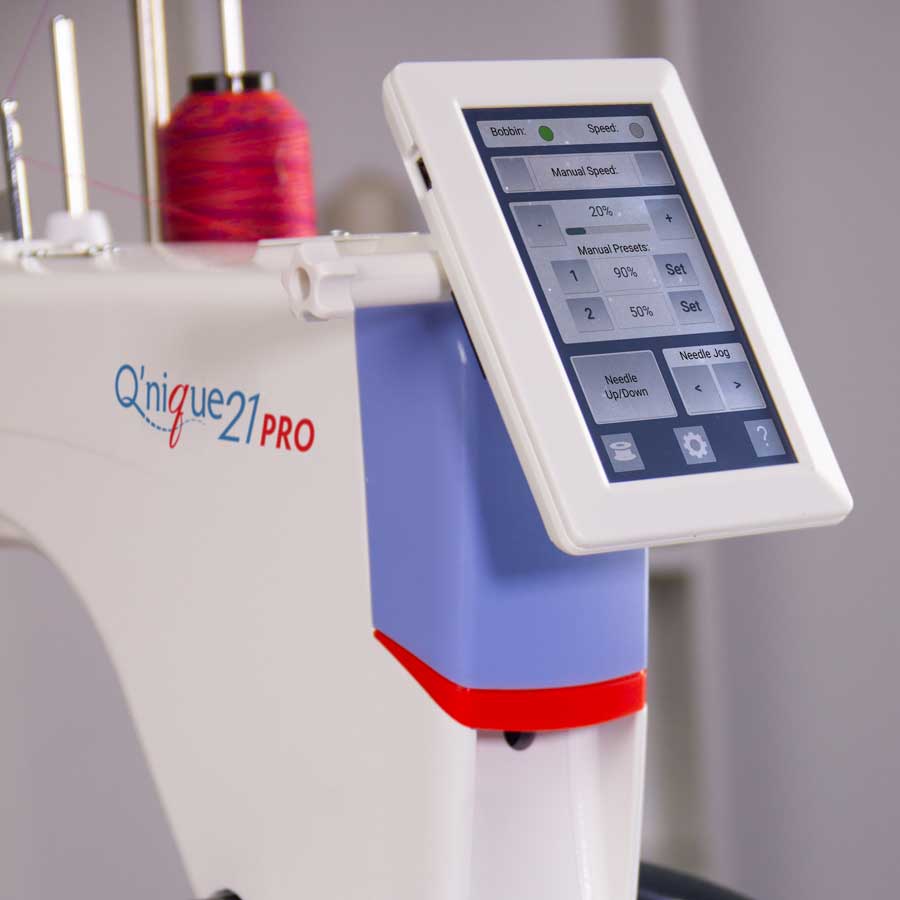 Grace quilting machine screen