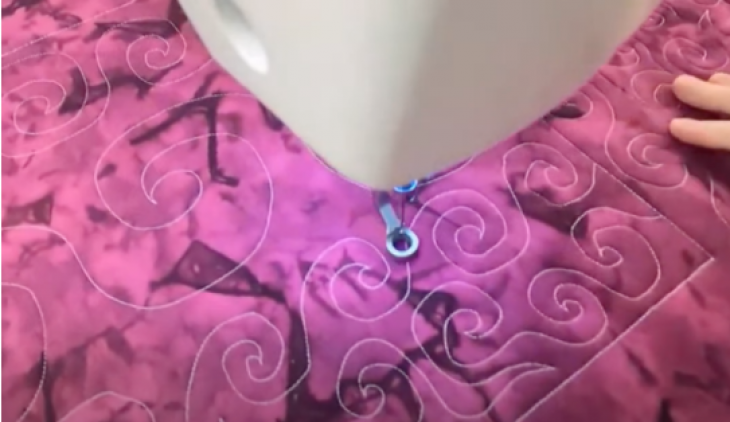Free Motion Spiral Quilting Tutorial | Grace Co image
