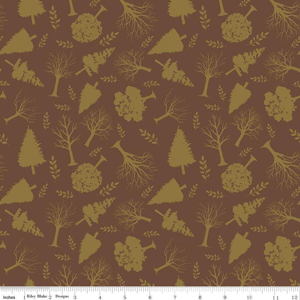 Trees Brown from Flannel Into the Woods (RBD) Image