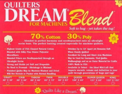 Blend 70/30 Queen 108"x93"