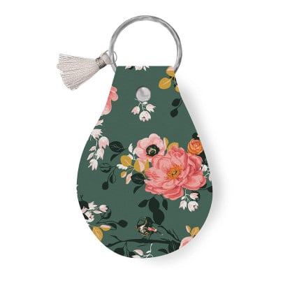 Porch Swing Leather Keychain