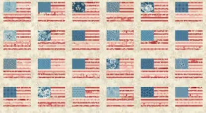 Stars and Stripes 108 from Laundry Basket Quilts