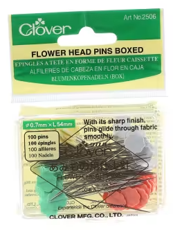 Flower Head Pin Size 32 - 2in 100ct (Clover)
