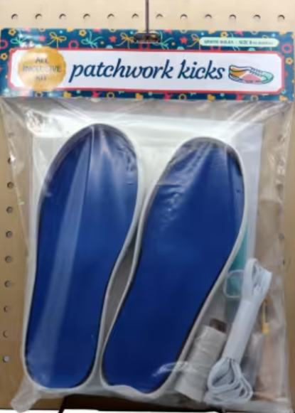 Patchwork Kicks Size 8 White (All Inclusive Kit)