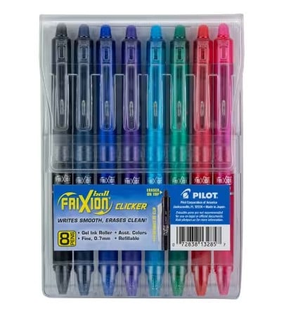 Frixion Erasable Gel Fine Fabric Pen
