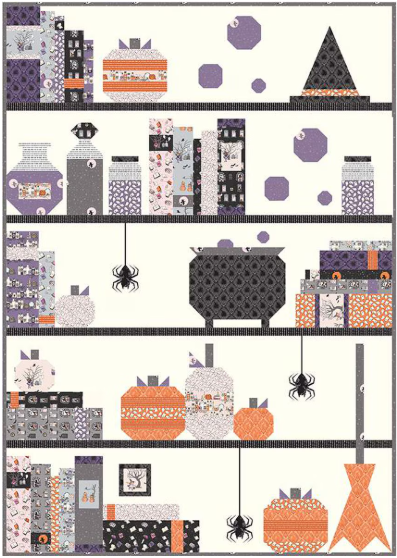 Pattern - Spooky Shelfie from Apothecary (RBD)