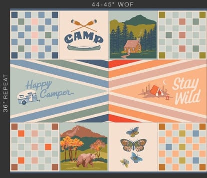 Panel - Stay Wild from Happy Camper (AGF)