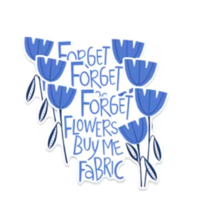 Kati Cupcake Sticker - Forget Flowers