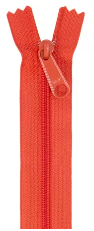 Handbag Zipper 24in Tangerine