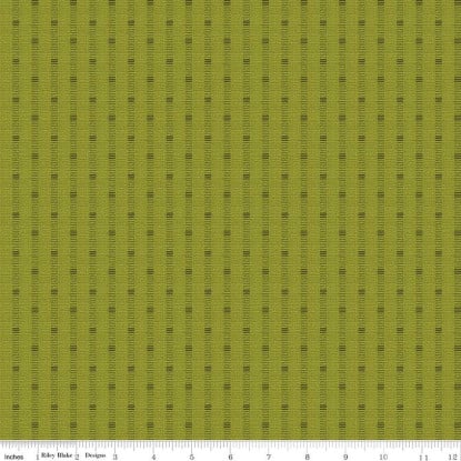 Shadow Stripe Olive from Stitcher's Flannel
