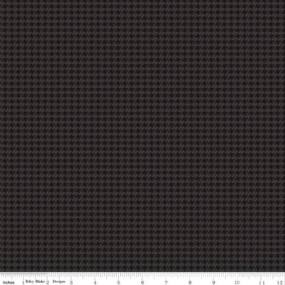 Houndstooth Black from Stitcher's Flannel (RBD)