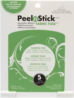 Peel N Stick Fabric Fuse 4.25X5